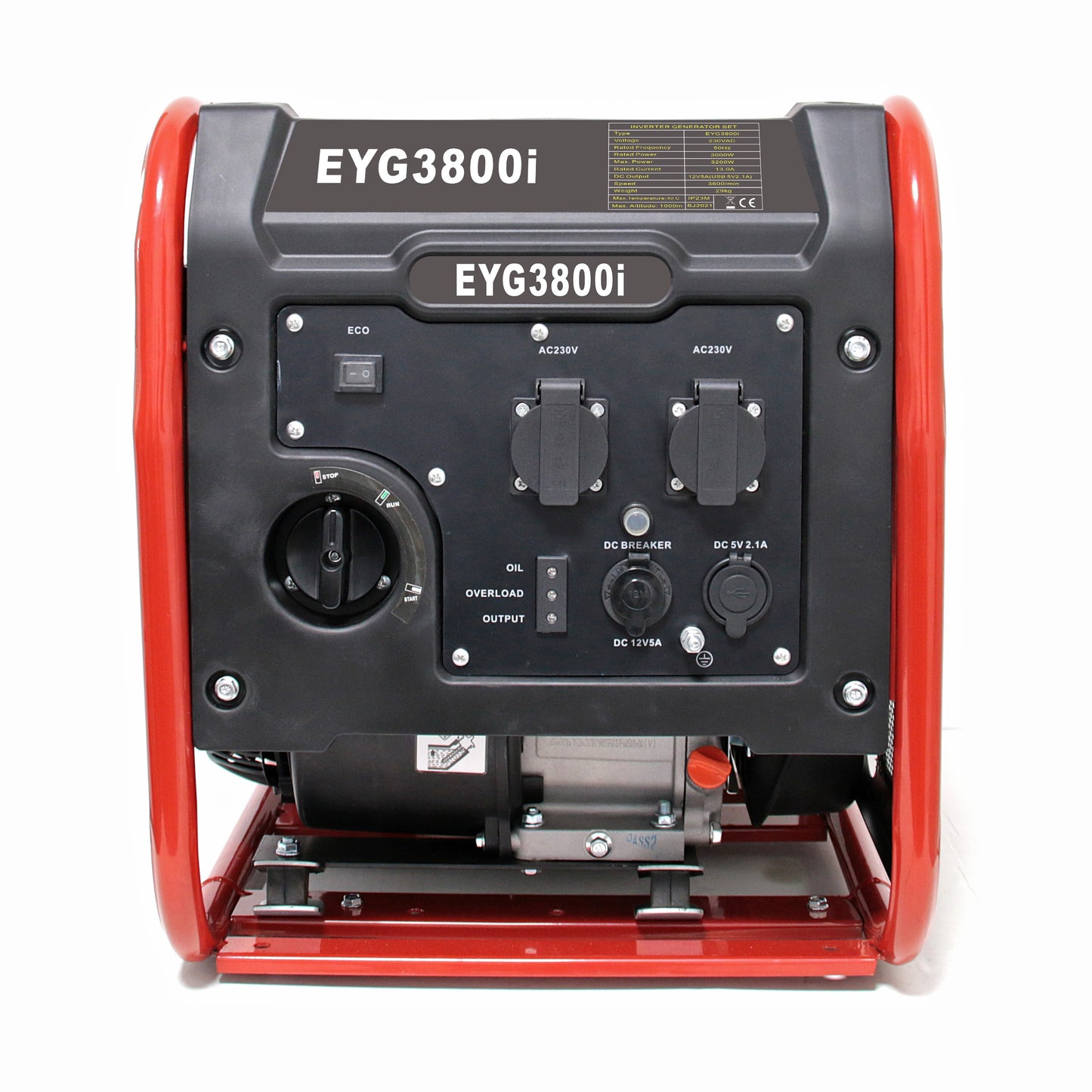 Erayak EYG3800i Open Frame Inverter Generator